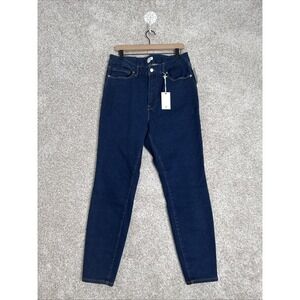 Good American Indigo High-Rise Skinny Jeans